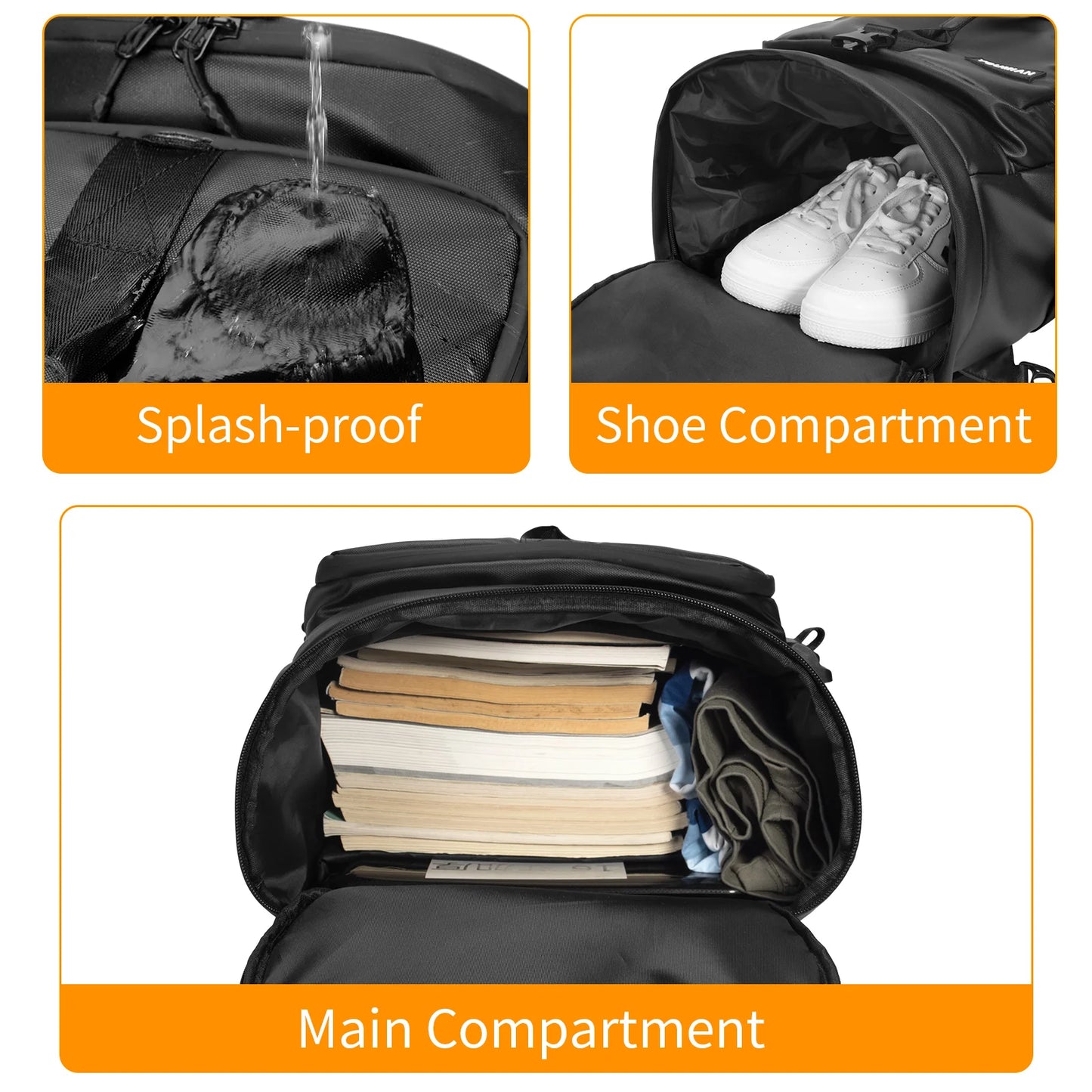 Mochila Multifunctional Á Prova d'Água