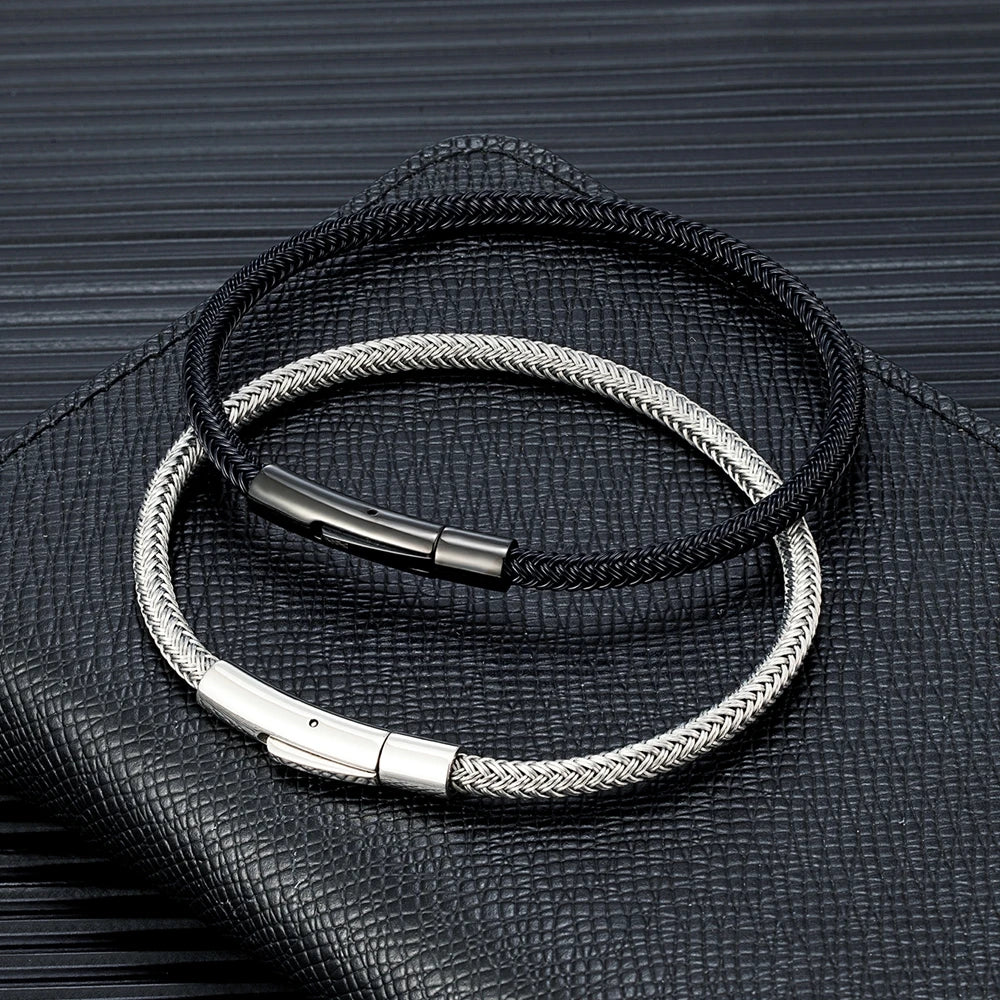 Pulseira Masculina - Aço-Inoxidável
