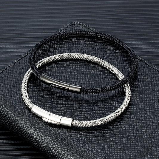 Pulseira Masculina - Aço-Inoxidável