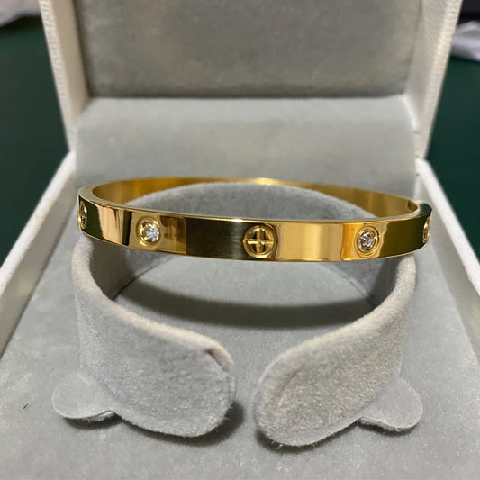 Pulseira Bangle em Aço Inoxidável
