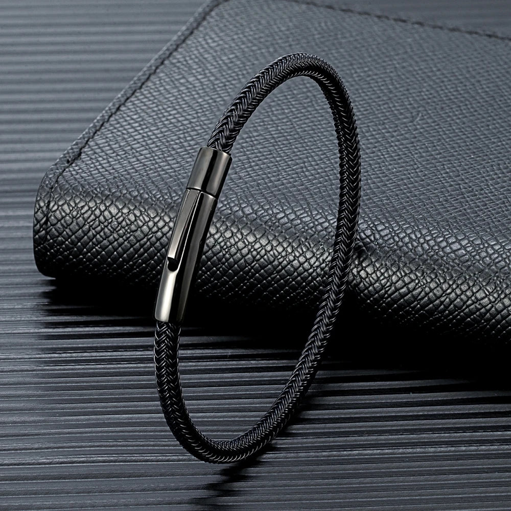 Pulseira Masculina - Aço-Inoxidável