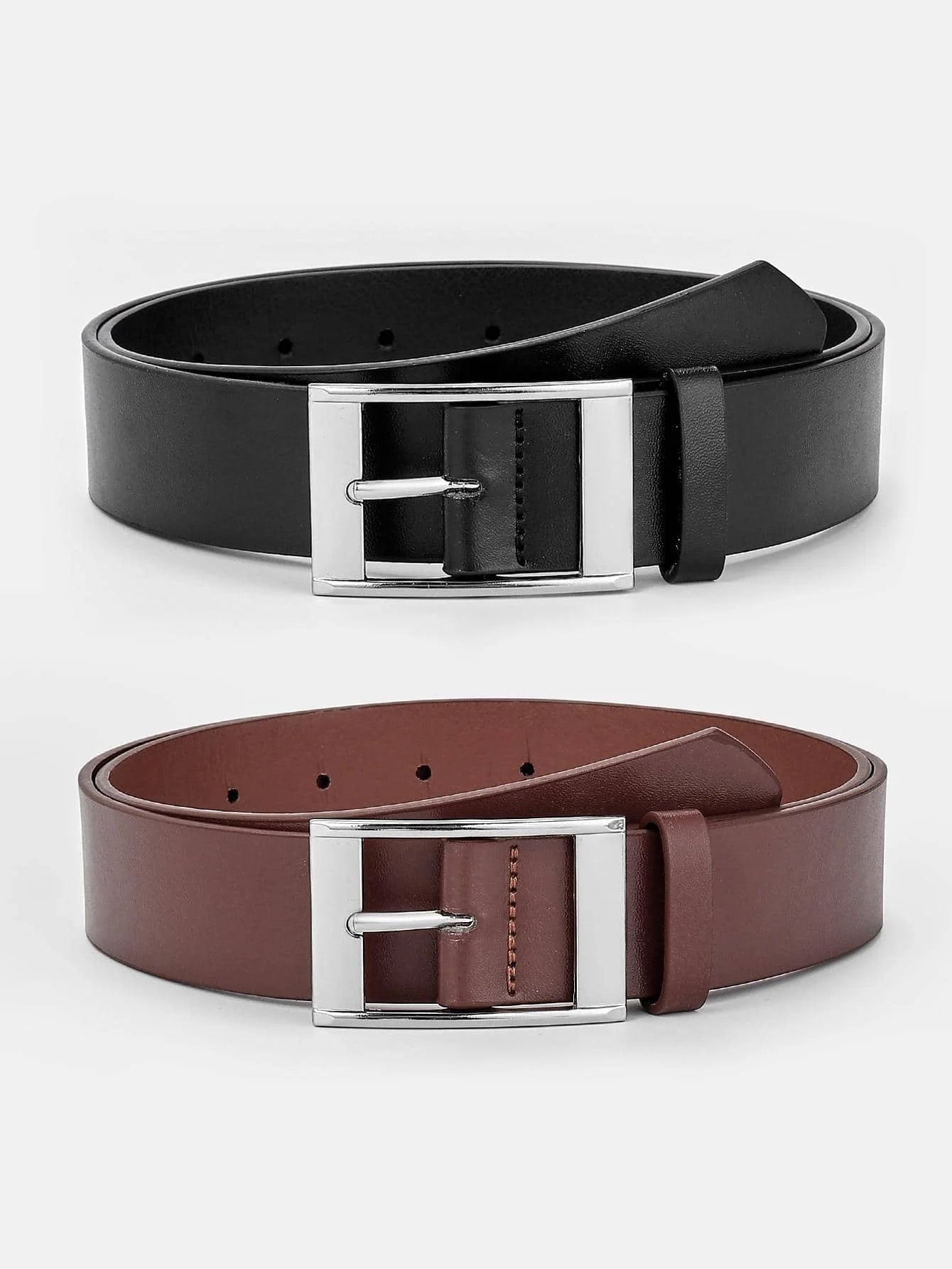 Cinto de Couro Sintético Premium - Elegância e Versatilidade