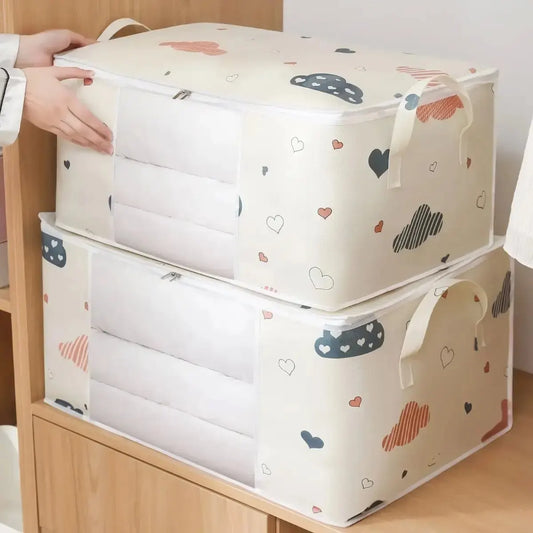 Bolsa de Armazenamento para Roupas de Cama e Cobertores